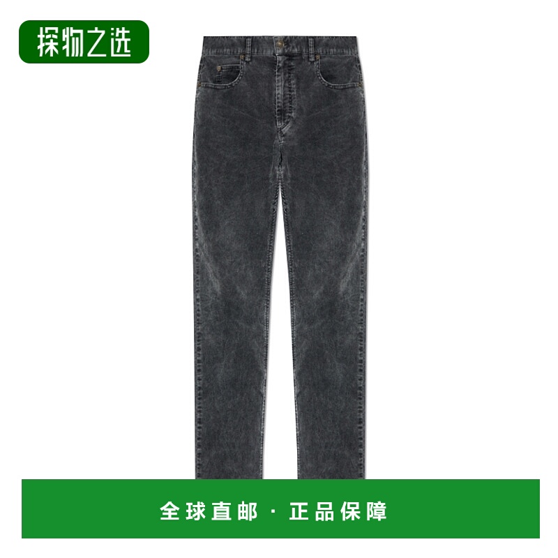 香港直邮Isabel Marant 腰带环休闲裤 PA0469HDC1G02H