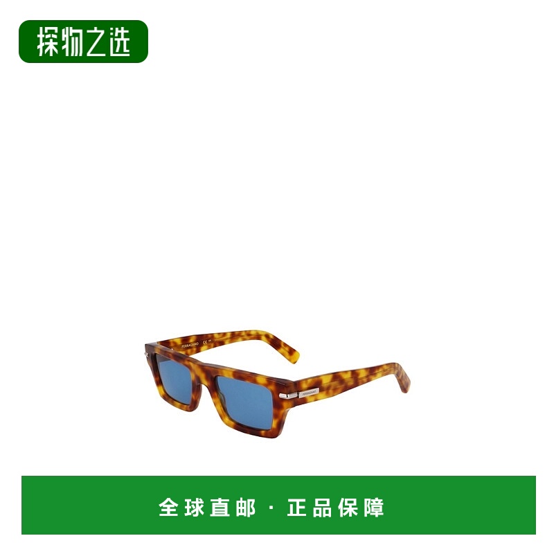 香港直邮Salvatore Ferragamo 几何框太阳镜 51H034