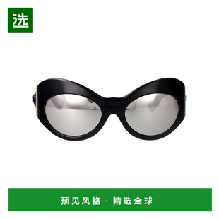 1h可退 香港直邮Versace 范思哲 女士 INJECTED 黑色太阳眼镜 0VE