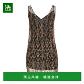 香港直邮Elisabetta Franchi 女士 1h可退 吊带连衣裙 black黑色