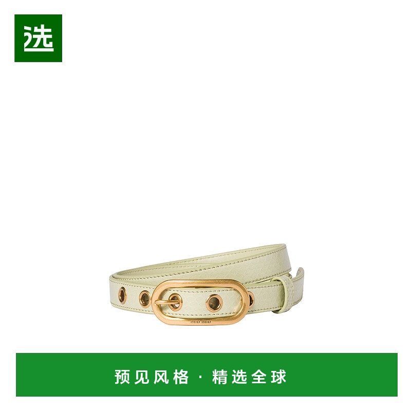 香港直邮Miu Miu 徽标腰带 5CC7002AMP皮带