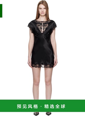 1h可退 香港直邮Collina Strada 女士 黑色 Waterlily 连衣裙 XX4