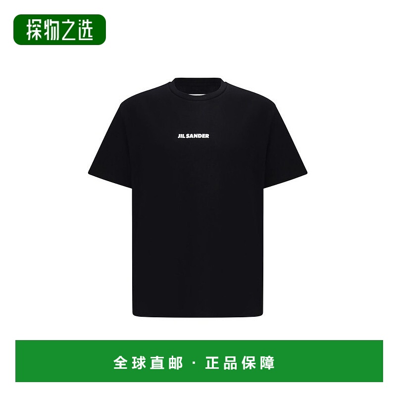 香港直邮Jil Sander 吉尔·桑达 男士 標誌印花圓領 T 卹 J22GC02