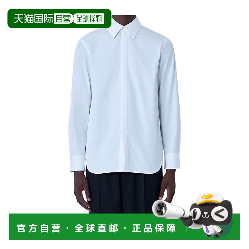香港直邮Jil Sander 隐形纽扣衬衫 J23DL0106J-45001
