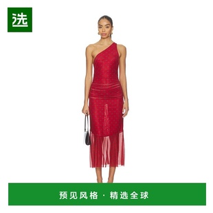 1h可退 香港直邮House Of Sunny 女士 波尔卡圆点不对称连衣裙 VO