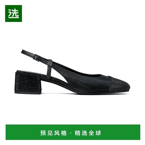 1h可退 香港直邮Tory Burch 托里·伯奇 女士 圆头高跟鞋 160256