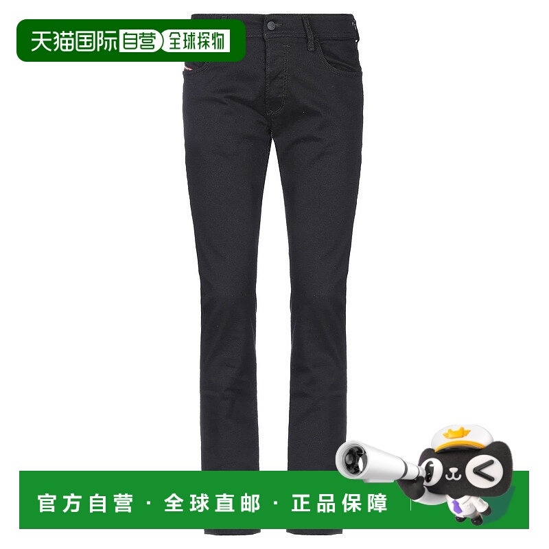 1h可退 香港直邮Diesel 迪赛 男士 休闲长裤 black黑色 舒适时尚
