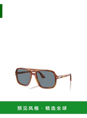 香港直邮PERSOL 男士眼镜 PO3328S9656G CO 灰色 几何太阳镜