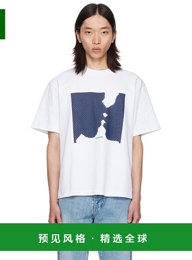 1h可退 香港直邮vowels 男士 白色 For Ray T 恤 T00601 white白