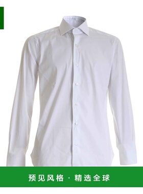 香港直邮BARBA 男士衬衫 I1U132PZ2700 AW2025 白色 French colla