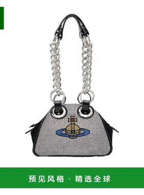 1h可退 香港直邮Vivienne Westwood 双链条单肩包 4602000RWPT000