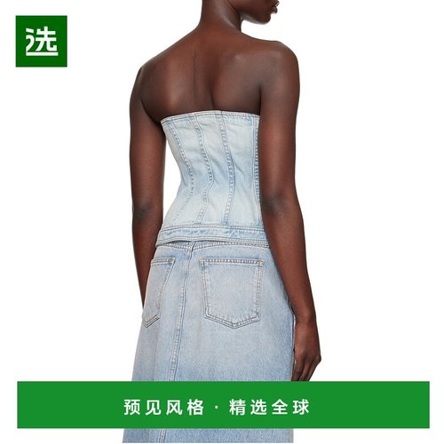 香港直邮Balmain 纽扣牛仔上衣 EF1AC505DF23