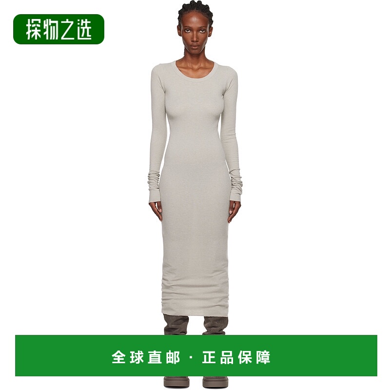 香港直邮rick owens 瑞克·欧文斯 女士 灰白色 Concordians Rib