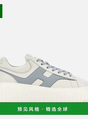 欧洲直邮Hogan H-Stripes灰蓝色运动鞋女款