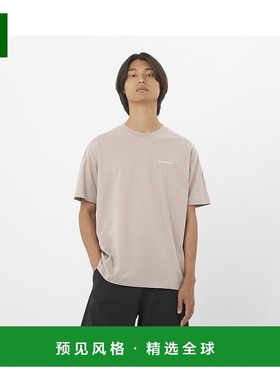 欧洲直邮Salomon萨洛蒙 CHEST LOGO RX系列男士浅蓝色棉短袖T