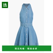 香港直邮VERONICA BEARD 女士 1h可退 Beau 束带棉质莱赛尔纤维混