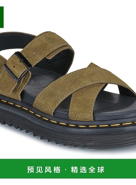 欧洲直邮Dr. martens 马丁博士 女鞋 春夏 凉鞋 Voss II DMs Oliv