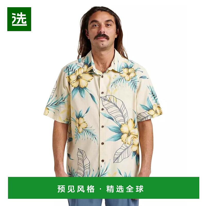 1h可退 【美国直邮】quiksilver 男士 衬衫短袖