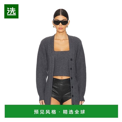 1h可退 香港直邮Alexander Wang 亚历山大·王 女士 Bilayer 罗纹