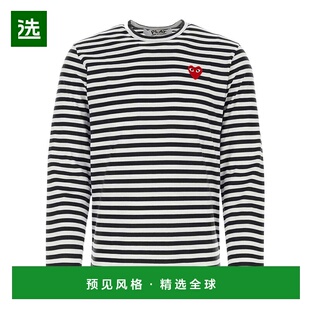 Des T恤 Garcons 条纹长袖 AXT164051 Play 香港直邮Comme