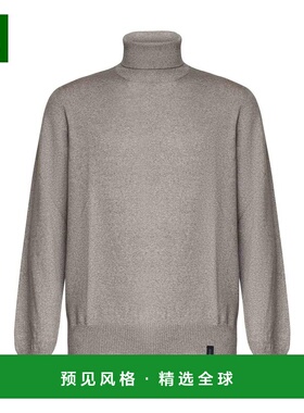香港直邮FAY 男士针织毛衣 NMMC1492440CQTS400 AW2024 灰色 长袖