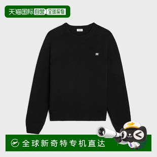 凱旋圓領(lǐng)羊毛羊絨毛衣 歐洲直郵CELINE 24新品 流行 賽琳 高級(jí)感