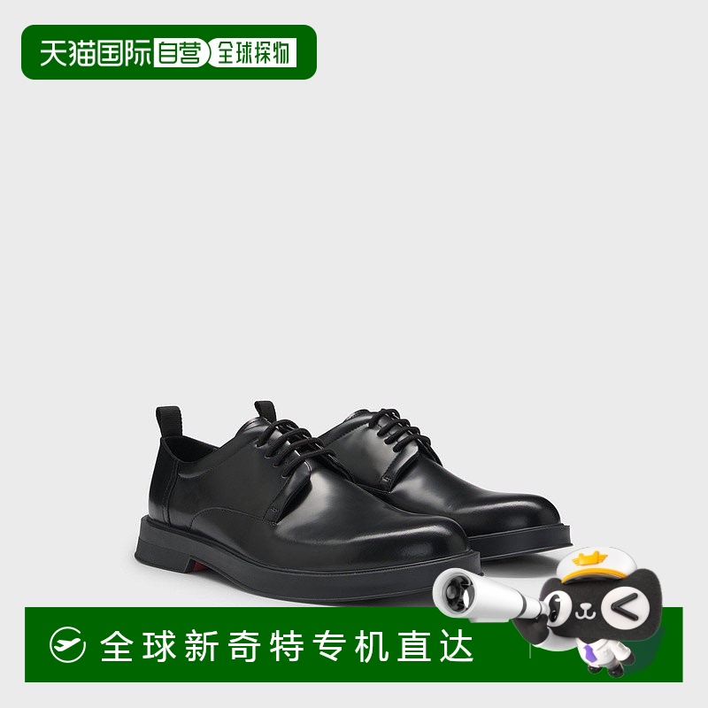欧洲直邮HUGO BOSS雨果HUGO RED拉丝皮革德比鞋