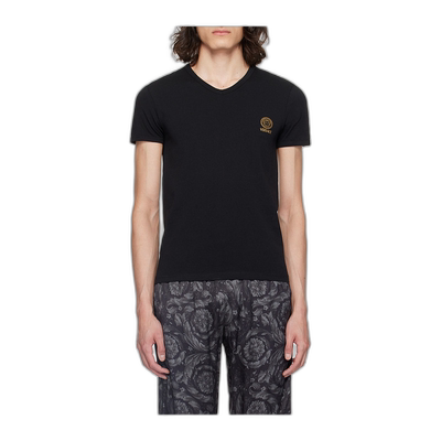 香港直邮Versace 弹性平纹针织 T 恤 AUU010041A10011A1008范思哲