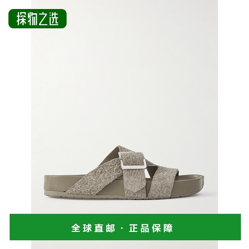 1h可退 香港直邮LOEWE 罗意威 男士 + Paula's Ibiza Ease 搭扣磨