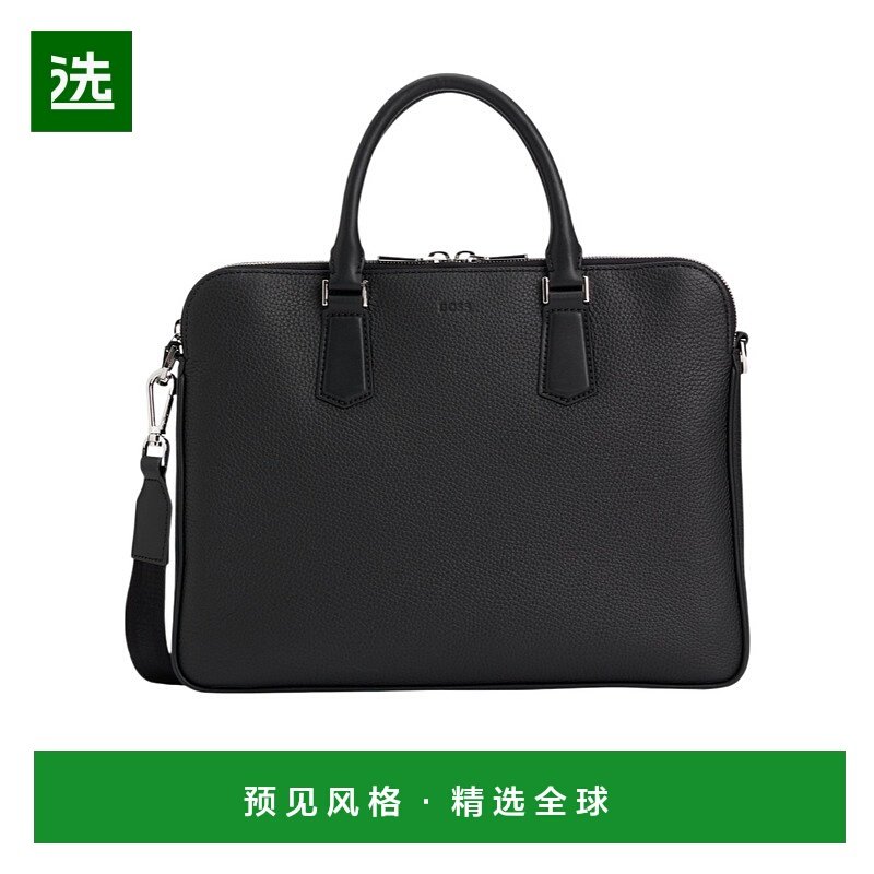 香港直邮Hugo Boss 拉链公文包手提包单肩包斜挎包 50529302