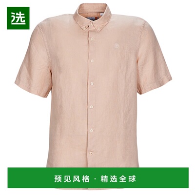 欧洲直邮Timberland 添柏岚 SS MILL RIVER LINEN SHIRT SLIM 男