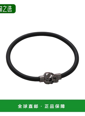 香港直邮mcqueen 亚历山大·麦昆 男士 手链 black黑色 舒适时尚