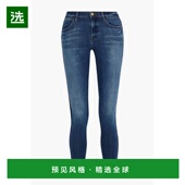 紧身磨破高腰紧身牛仔裤 1h可退 女士 香港直邮Frame Denim