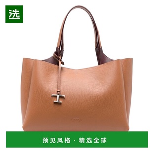 1h可退 香港直邮TOD'S 托德斯 女士 中号徽标皮质手提包 XBWAPAF9