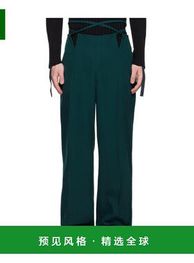 香港直邮Dion Lee 男士休闲裤 C2104R23PETROL SS2023 绿色 V-Wir