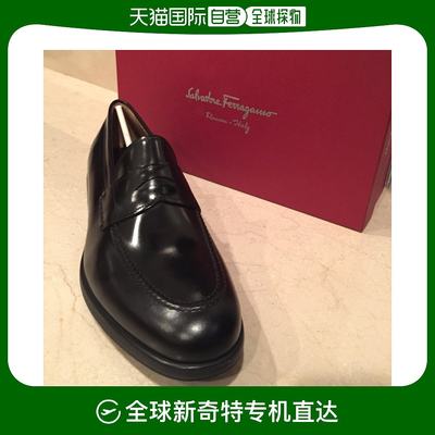 香港直邮FerragamoSALVATORE FERRAGAMO 男士黑色乐福鞋 0628991