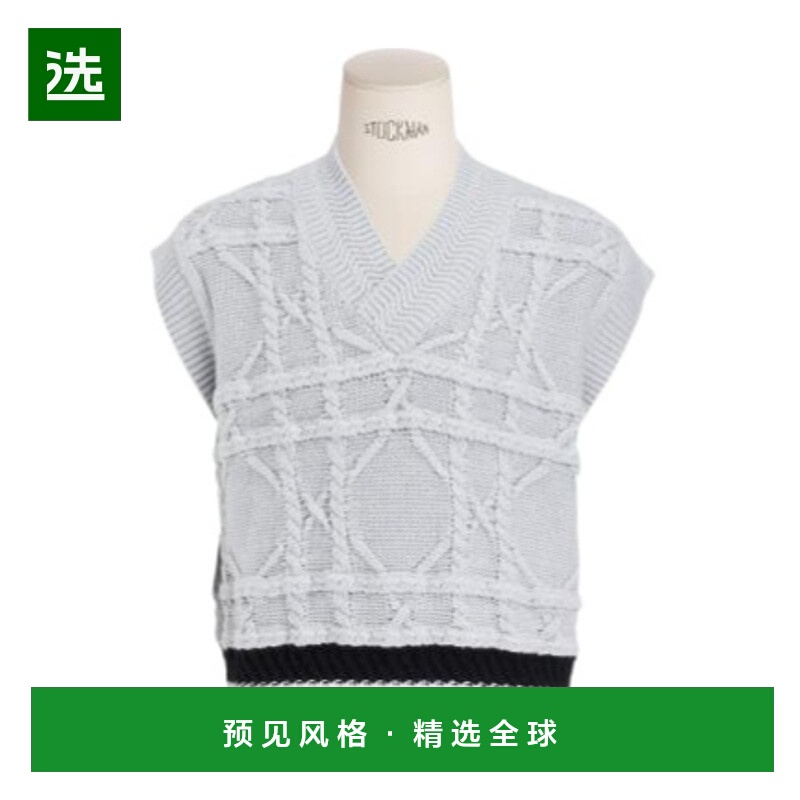 香港直邮Dior 编织无袖背心 593M614A7019