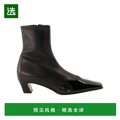 香港直邮Khaite 方头短筒靴女靴短靴 F1068971