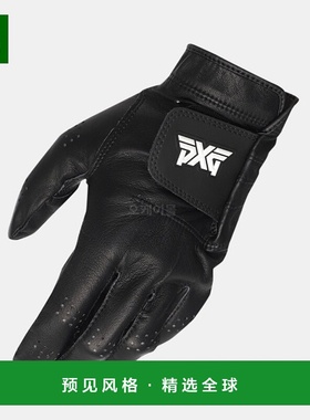 韩国直邮Pxg球员手套男款黑色徽标时尚休闲柔软保暖XFPPU8653-21