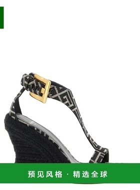香港直邮BALMAIN 女士凉鞋 GN1UH205TJBMGFE SS2026 黑色