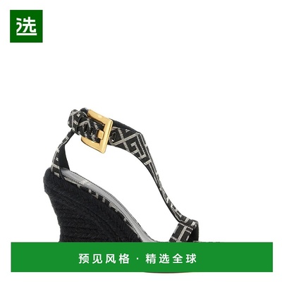 香港直邮BALMAIN 女士凉鞋 GN1UH205TJBMGFE SS2026 黑色