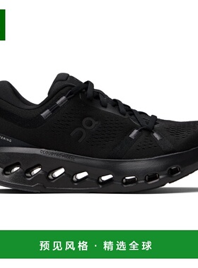 1h可退 香港直邮On 男士 黑色 Cloudsurfer 2 运动鞋 3MF10121043