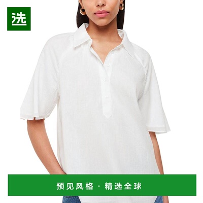 【美国直邮】WHISTLES（服饰）Whistles|Mia 短袖衬衫