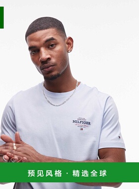 1h可退 香港直邮Tommy Hilfiger 汤米·希尔费格 男士 monotype T
