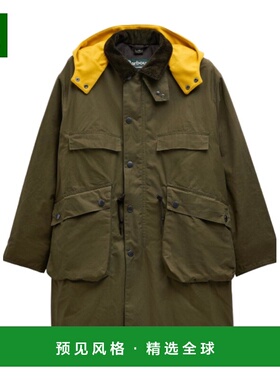 香港直邮Barbour 男士羽绒服 MCA1071BR53 AW2025 绿色 Barbour x