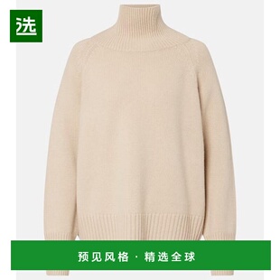 香港直邮NILI LOTAN 女士 Lanie 羊绒高领毛衣 brown棕色 舒适时