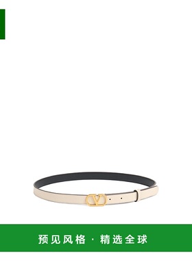香港直邮Valentino VLOGO 抛光小牛皮签名腰带 WT0SM7IYR华伦天奴