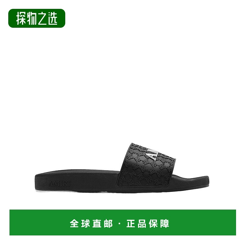 香港直邮Amiri 露趾拖鞋 AMFOSL1005一脚蹬