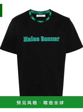 1h可退 香港直邮Wales Bonner 男士 经典T恤 MS24JE16JE01900BLAC