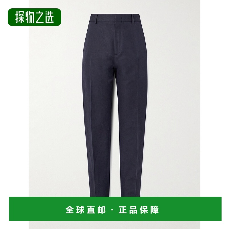 1h可退 香港直邮Loro Piana 诺悠翩雅 男士 Cedric 锥形棉麻混纺